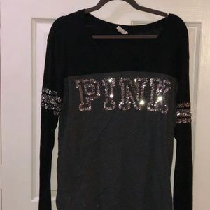 Victoria’s Secret Pink Sequenced long sleeve shirt